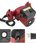 Heavy Duty Hot Water Circulator Pump Compatible With Grundfos Ups50 60F Featuring Solid Cast Iron Housing And Three Speed Motor Runs Smooth And Gets That Water Flowing Fast, showing electrical components and connection.