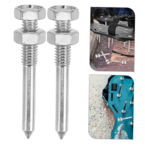 Beefed Up Aerator Shoes Spikes For Women 20 Pack Turf Spikes For Lawn Aeration Metal Lawn Shoes Pegs Durable Soil Spikes