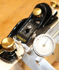 60 1/2 Adjustable Mouth Low Angle Block Plane For Fine Woodworking And Rough Smoothing Pro Grade Build on wooden surface