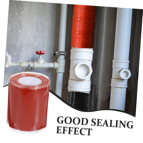 Heavy Duty Water Leak Repair Tape Roll For Duct Tape Hose Sealant And Electrical Wire Wrapping Red Stop Leak Rubber Adhesive Tape