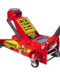 Beefy 3.5 Ton Safety Floor Jack With Auto Locking Stand In One 2 In 1 Hydraulic Jack For Cars SUVs Trucks And Garage Use For Double Safety And Quick Lift