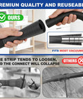 Comparison of Dryer Vent Cleaning Kit With Vacuum Hose Attachment And Lint Brush, Universal Fit for secure connections