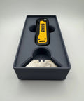 Ready Gridfinity Compatible Blade Holder Insert For DeWalt Retractable Utility Knife Organizer Tray 4x2 Unit In Dark Gray PLA