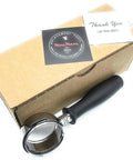 Bottomless 58mm Portafilter Handle With Replacement Gasket For Rancilio Silvia Epoca And Classe Espresso Machines on box