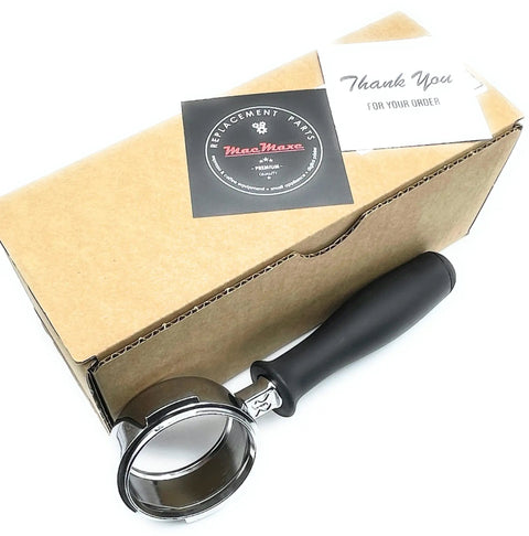Bottomless 58mm Portafilter Handle With Replacement Gasket For Rancilio Silvia Epoca And Classe Espresso Machines on box