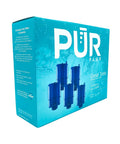 Box of Faucet Mount Replacement Filter 5 Pack with Mineral Clear Design