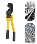 Heavy Duty Hydraulic Crimping And Rebar Cutting Machine Portable Power Tool With Quick Release C-Head for steel rebar cutting.