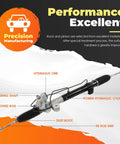 Diagram of Power Steering Rack And Pinion For Nissan Maxima 2009 To 2014 3 5L V6 Direct Fit Replacement With Precision Machined Components