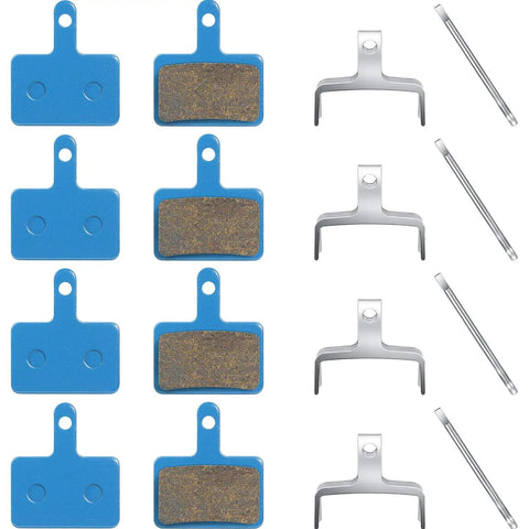 Four Pairs Multi Metal Bike Brake Pads For TRP Tektro Shimano Deore M575 M525 M515 T615 T675 M505 M495 M486