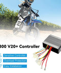 24V Electric Scooter Controller Kit Replacement For Razor MX350 MX400 E200 E300 E300S Pocket Mod with on off switch