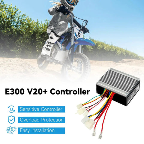 24V Electric Scooter Controller Kit Replacement For Razor MX350 MX400 E200 E300 E300S Pocket Mod with on off switch