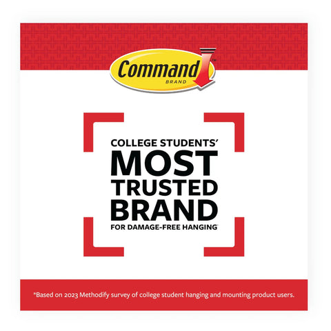 College students trust brand for damage-free hanging, featuring Medium Brushed Nickel Wall Hooks Set With Adhesive Strips No Tools Needed Damage Free Hanging 2 Hooks And 4 Strips Holds Up To 3 Pounds Perfect Dorm Organizers For Quick Repositionable Storage And Easy Room Makeovers.