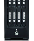 Heavy Duty 144TB Thunderbolt 3 Storage Array With 2040MBPS Transfer Speeds front view showcasing eight bays for RAID setup.