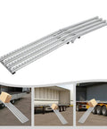 Light Duty Belt Conveyor With Galvanized Steel Rollers 78.7 X 11.8 Inch Portable Rail Ramp Industrial Transport Equipment
