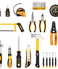 Must-Have All-In-One 198 Piece Home Repair Tool Kit With Plastic Toolbox For DIY Projects showing screwdrivers and pliers
