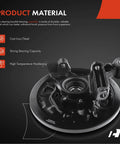 Rear Left Steering Knuckle And Wheel Bearing Hub Assembly For Subaru Forester 2001 To 2008 with Rear Drum Brakes Only