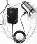 Slick Portable Ultrasonic Cleaner With Aluminum Alloy Probe, 40Khz Deep Cavity Wash for Jewelry, Produce and Flatware, 120W.