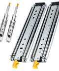 Heavy Duty Full Extension Ball Bearing Drawer Rails Built Like A Tank For Crushing Heavy Loads Smooth As Silk Glide With Industrial Locking Brackets