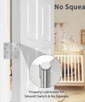 Beefy 4 Inch Exterior Door Hinges Pack Of 6 In Brushed Nickel With Square Corners And Removable Pin For Front And Back Doors Anti Rust No Squeaks
