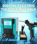 Electric Solder Sucker Gun With LCD Desolder Station, 90W Desoldering Tool, Auto Standby and Sleep, Temperature Control 320F-896F