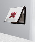 Beefed Up Heavy Duty Cabinet Hinge With Hydraulic Gas Spring Lift Assist on open picture frame with cactus image