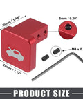 Hood Latch Release Handle Repair Kit For Honda Civic 1996 2011 CR V 1997 2006 Element 2003 2011 Ridgeline 2006 2014 Aluminum Alloy Red