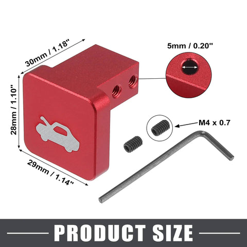 Hood Latch Release Handle Repair Kit For Honda Civic 1996 2011 CR V 1997 2006 Element 2003 2011 Ridgeline 2006 2014 Aluminum Alloy Red