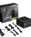 Semi Modular 650W ATX Power Supply With Low Noise 120mm Fan, 80 Plus Bronze Efficiency, Active PFC, Compact Design