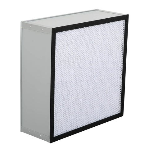 HEPA Replacement Filter 1000 CFM Air Scrubber H14 High Efficiency Purification Fits 16x16x6 Inches Unit, side view