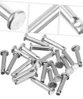 20 Piece Stainless Steel Flat Head Clevis Pin Kit For DIY Locating Fasteners Rust Resistant Built Tough Fixing Tools