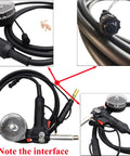 Aluminum Spool Gun For MIG Welders Fits Millermatic 140 141 211 And Spoolmate 100 connections and nozzles close-up
