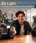 Wireless Hd Video Transmitter And Receiver System Featuring Fanless Silent Recording For Smooth Vlogging Interviews And Live Events Delivers No Sweat Setup With Big Gig Image Clarity with camera display.