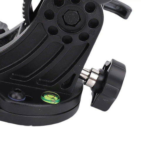 Close-up of Latitude Adjustment Seat For Telescope Mount With Three Eighths Inch Thread, Angled Base, aluminum alloy detail