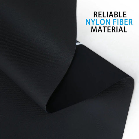 Close-up of Motorcycle Parking Mat For Garage Floor Washable No Slip Rug With Oil Absorbent Nylon Surface And Rubber Backing