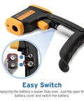 Infrared Temp Gun For Non Contact Temperature Readings With Backlit LCD Display, Laser Pointer, Range From Minus 58F To 716F