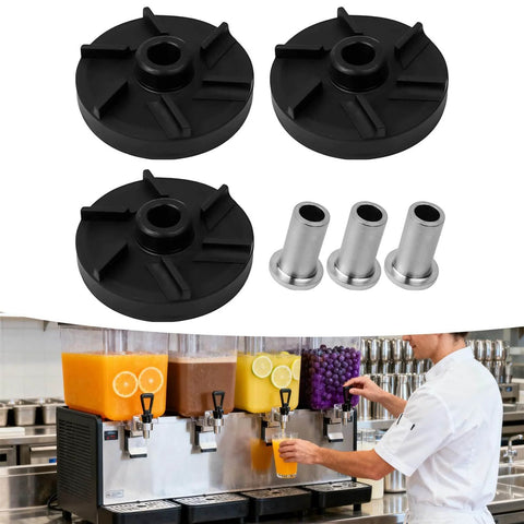 Impeller Bearing Sleeve Kit For Beverage Dispenser Home Use Durable Nylon Bearing Sleeve 3220 Housing And 3587 Impeller