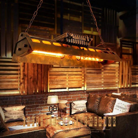 Rustic Farmhouse Chandelier 4 Light Industrial Pendant Lighting With Adjustable Height Hanging Fixture over a dining table