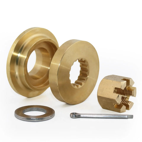 Suzuki Outboard Prop Hub Kit for DF90-DF115 Universal Fit 4 1 4 Gearcase 15 Spline Includes Thrust Washer Spacer Washer Nut Cotter Pin