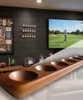 Wood Golf Ball Display Case For Six Balls With Wall Mount Or Tabletop Stand Perfect Home Office Golf Memorabilia Decor And Gift