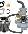 Carburetor Kit for 50cc to 125cc 4 Stroke ATVs Quad Go Karts Dirt Bikes With Air Filter and Fuel Filter Beef Up Performance Direct Fit
