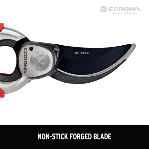 Heavy-Duty Go-To Pro Cut Bypass Hand Pruner With 1 Inch Cutting Capacity Forged Steel Blade Close-up Detail View