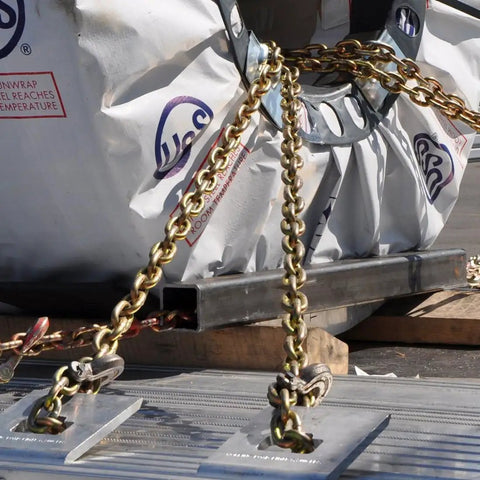 Hella Tough Grade 70 Cargo Chain Binders With Clevis Grab Hooks 3 8 Inch By 10 Feet 2 Pack 6600 Pound Working Load Limit For Truck Trailer And Flatbed Tie Downs