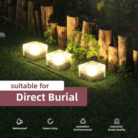 12 Gauge Low Voltage Landscape Wire 2 Conductor Direct Burial Cable 100 Feet For Outdoor Lighting Installations, grass setup