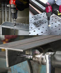 Heavy Duty One Inch HSS Reamer Drill Bit For Steel Metal Wood Tapered Bridge Reamer With One Half Inch Shank in use on metal
