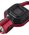 Ultra Compact 325 Lumen USB Rechargeable Keychain Clip Light Red, Pocket Mate Tiny But Mighty Hands Free Clip On Flashlight with carabiner clip