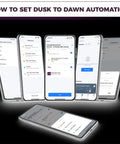 Smart Life app interface for setting up Outdoor Smart Wall Lights With Alexa And Google Assistant Control automation