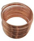 Soft Annealed Copper Bonded Ground Wire 4 AWG 50 Feet Coil For DIY Electrical Bonding And Grounding Heavy Duty Copper Clad Steel Cable UL 467 Ground Conductor For Electrical Projects