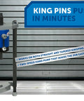 30 Ton Pro Grade Kingpin And Brake Anchor Pusher Set With Hydraulic Cylinder And 2 Speed Hand Pump for quick pin replacement