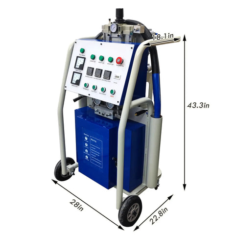 Badass High Pressure Polyurethane Foam Sprayer With Internal 13kw Heating Core And Lightweight Rig For Tough Jobsite Hustle And Smooth Insulation Coating Application At 110v