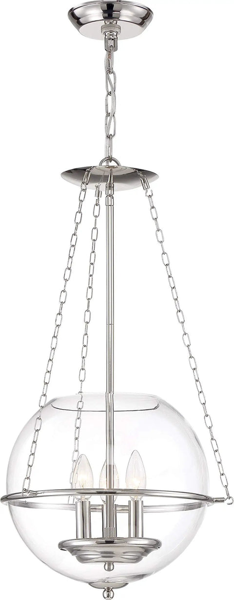 Odyssey Mini Pendant Light In Vintage Brass Finish With Clear Glass, 1 Light Fixture For Kitchen Island Or Dining Room, Classic Retro Style
